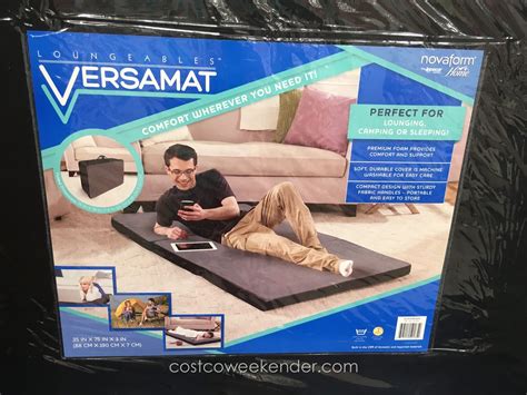 costco folding camping foam mattress.